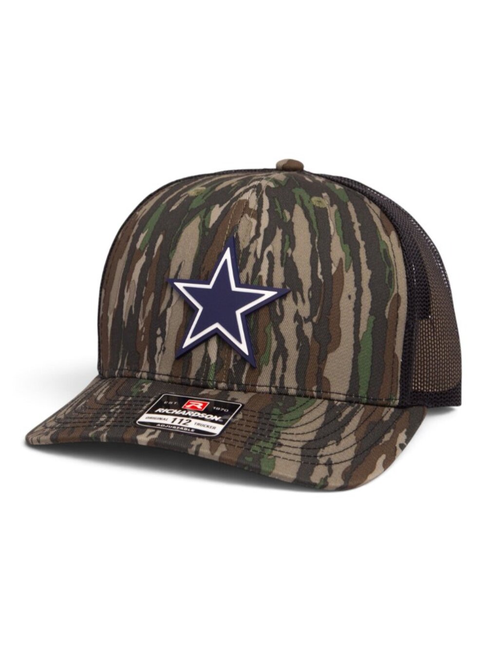 Dallas Cowboys 3D Snapback Trucker Hat- Realtree Original/ Black